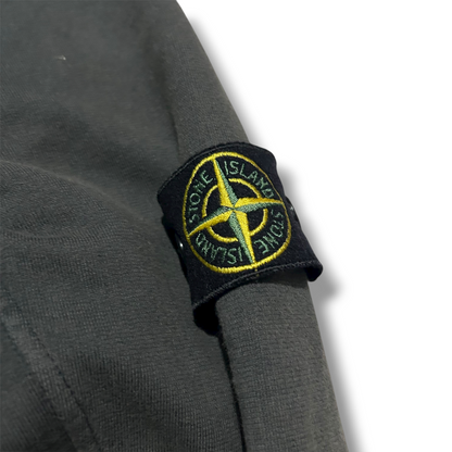 Stone Island Dark Green Spellout Crewneck Sweatshirt - XL