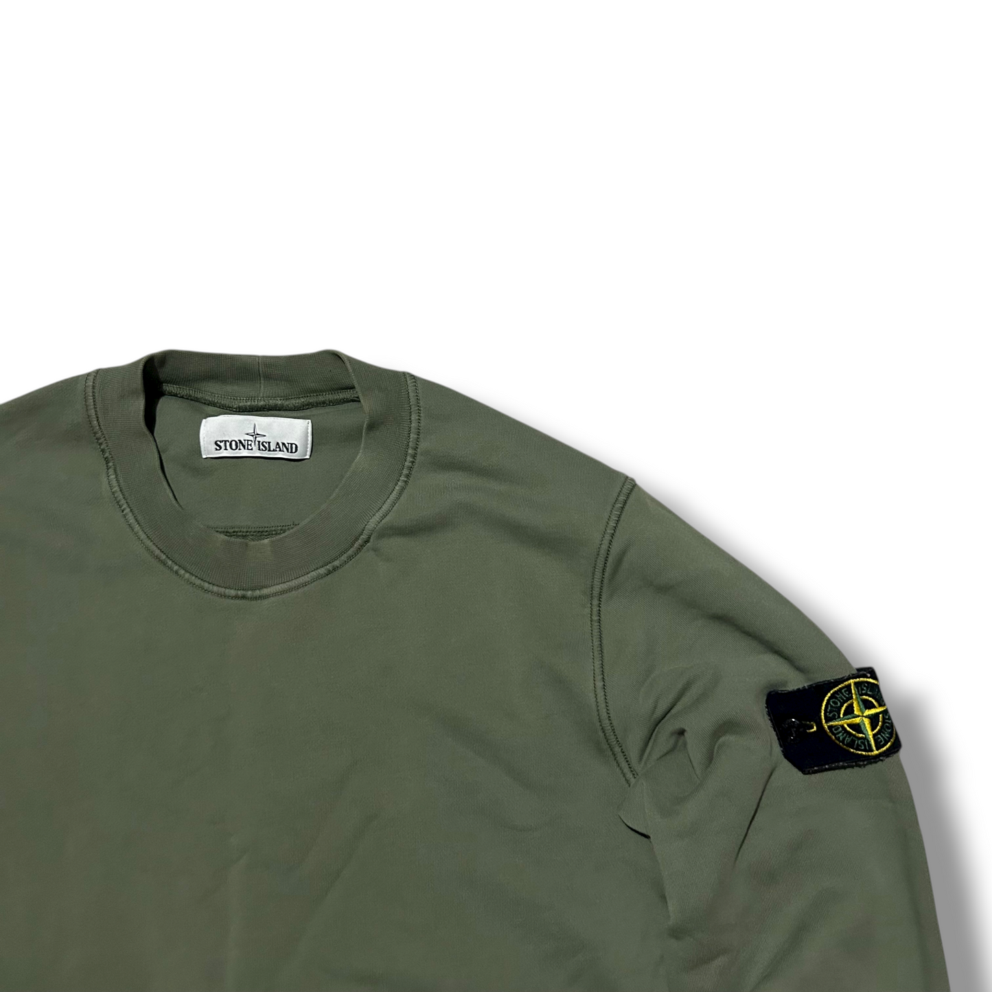 Stone Island 2020 Khaki Crewneck Sweatshirt- Size S