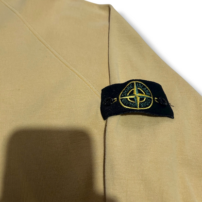 Stone Island SS/1995 Garment Dyed Crew Sweatshirt Size XL Mustard Yellow