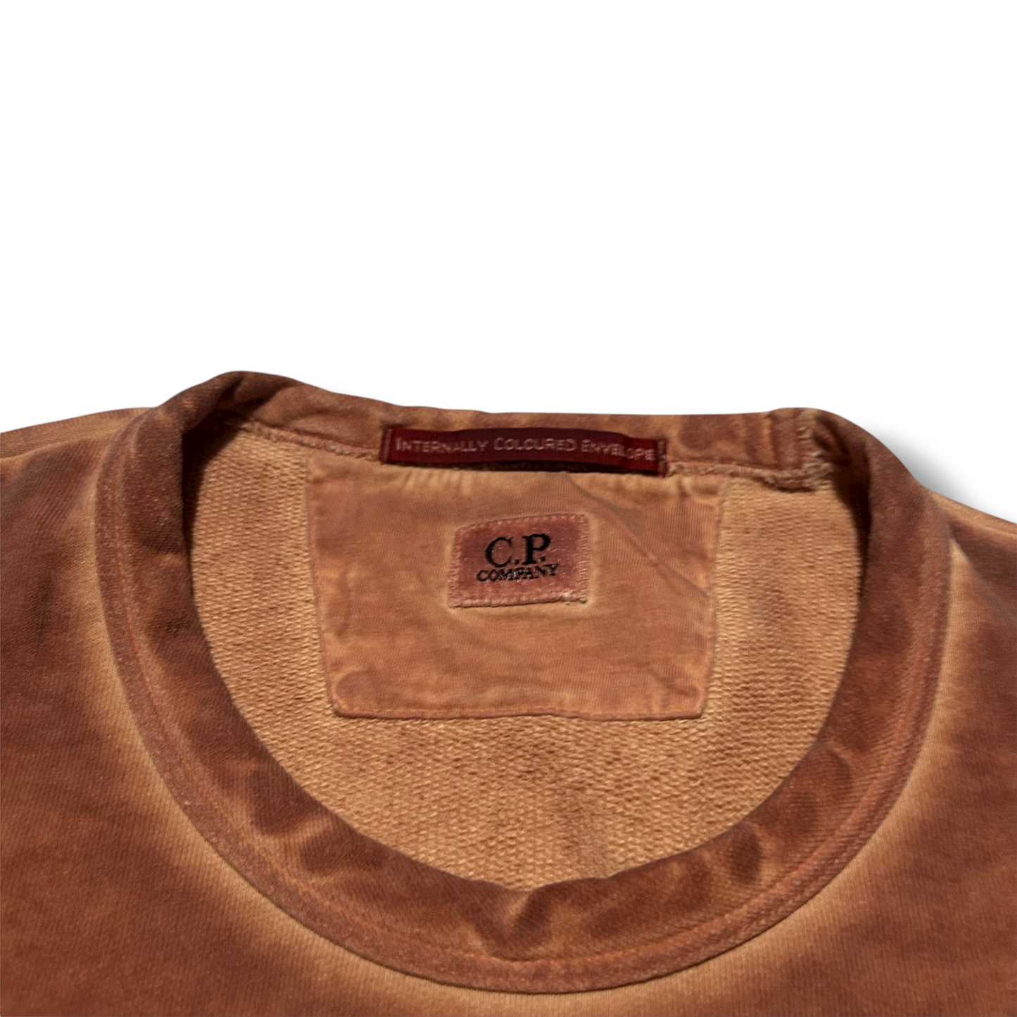 Cp Company Internally Coloured Envelope ICE Sweatshirt Orange Size S