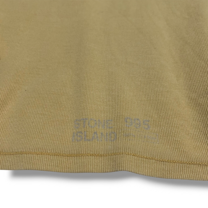Stone Island SS/1995 Garment Dyed Crew Sweatshirt Size XL Mustard Yellow