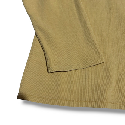 Stone Island SS/1995 Garment Dyed Crew Sweatshirt Size XL Mustard Yellow