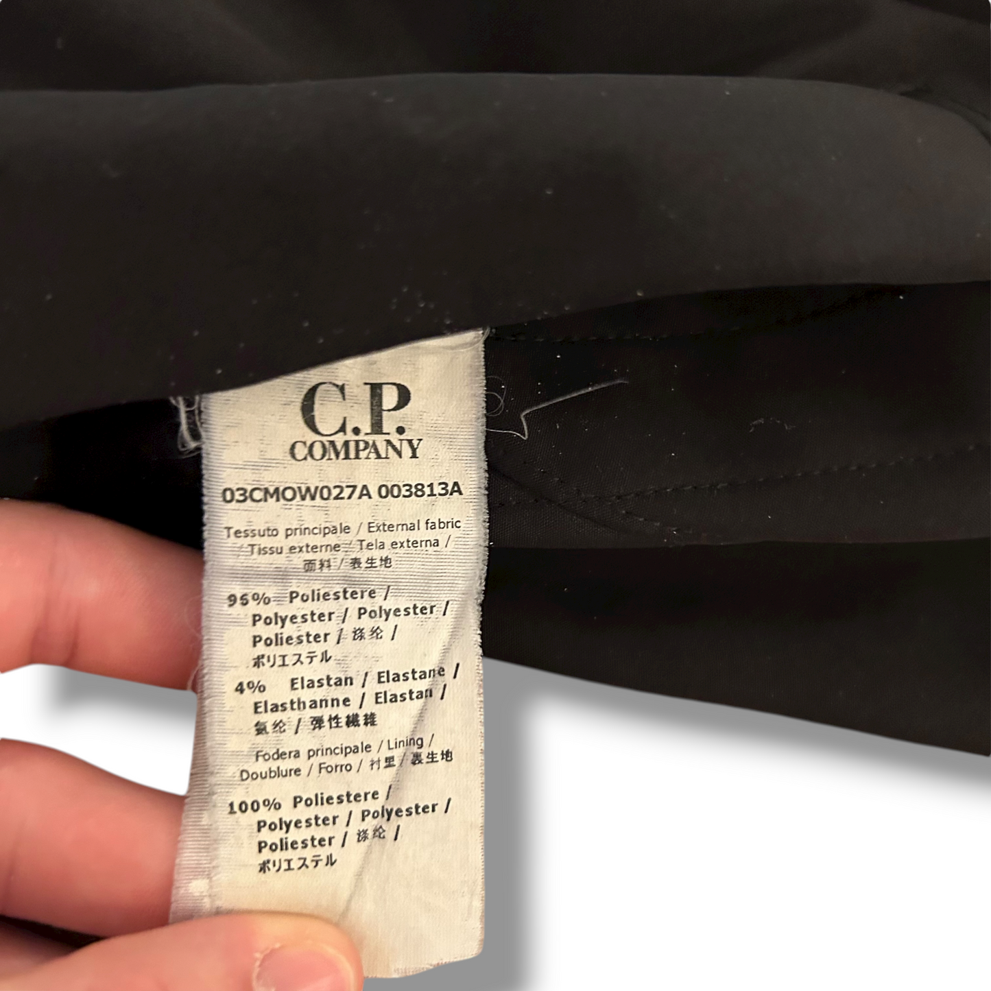 C.P. Company AW '17/'18 C.P. Shell Bomber Jacket Black Size M