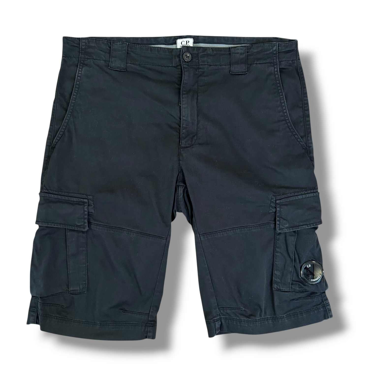 CP Company Black Cargo Shorts Size 52 XL