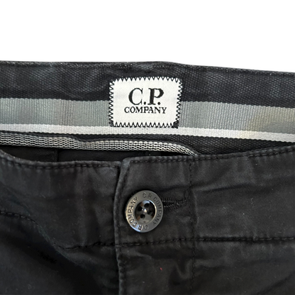 CP Company Black Cargo Shorts Size 52 XL