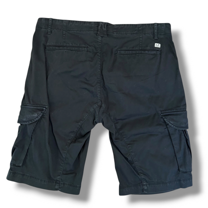 CP Company Black Cargo Shorts Size 52 XL