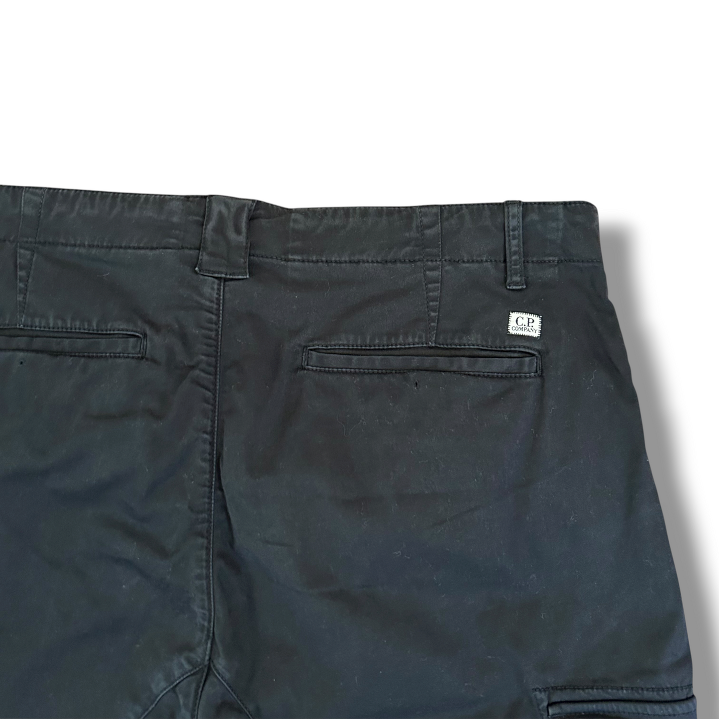 CP Company Black Cargo Shorts Size 52 XL